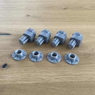 Bench Dogs Grau 4er Set inkl. Auflagen