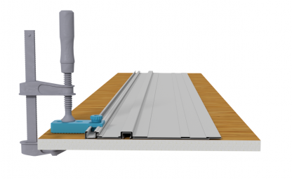 Klemmhalter für Führungsleiste Makita / Festool – Bild 2